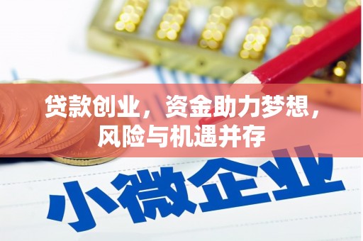 郸城贷款创业，资金助力梦想，风险与机遇并存