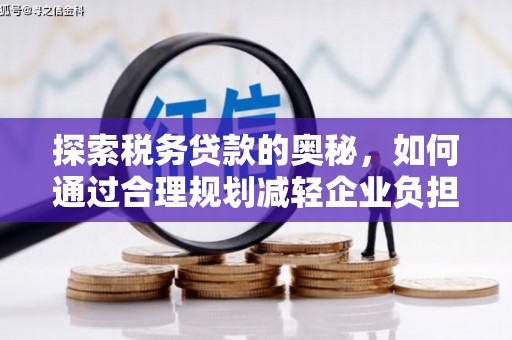 阳高探索税务贷款的奥秘，如何通过合理规划减轻企业负担