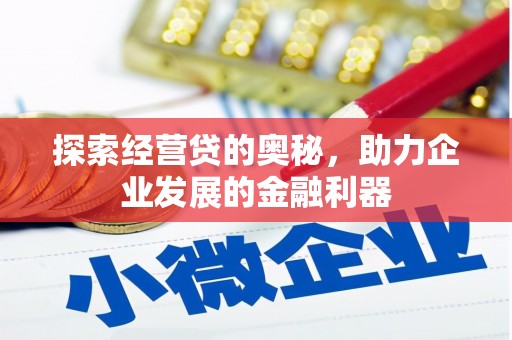 南宫探索经营贷的奥秘，助力企业发展的金融利器
