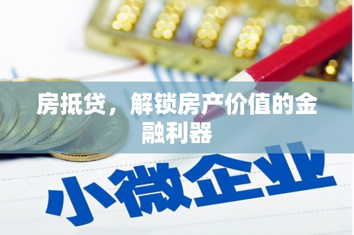 务川房抵贷，解锁房产价值的金融利器