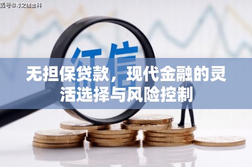嘉禾无担保贷款，现代金融的灵活选择与风险控制