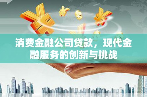 洮北消费金融公司贷款，现代金融服务的创新与挑战