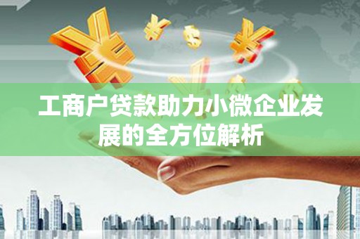 竹崎工商户贷款助力小微企业发展的全方位解析