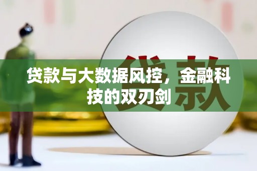 芦淞贷款与大数据风控，金融科技的双刃剑