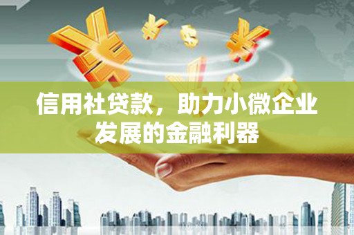 天元信用社贷款，助力小微企业发展的金融利器