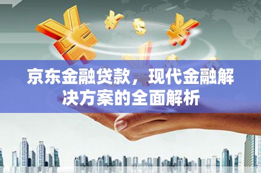 丰顺京东金融贷款，现代金融解决方案的全面解析
