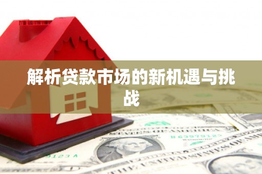 隆尧解析贷款市场的新机遇与挑战